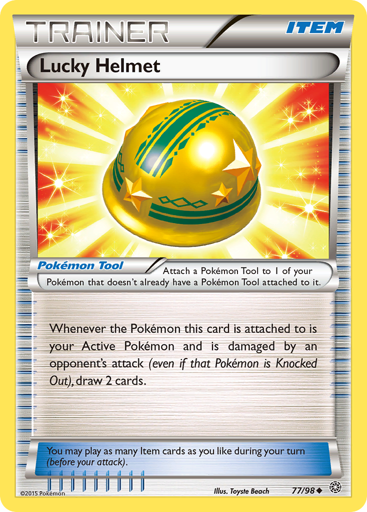 Lucky Helmet (77/98) [XY: Ancient Origins] | Game Haven TX