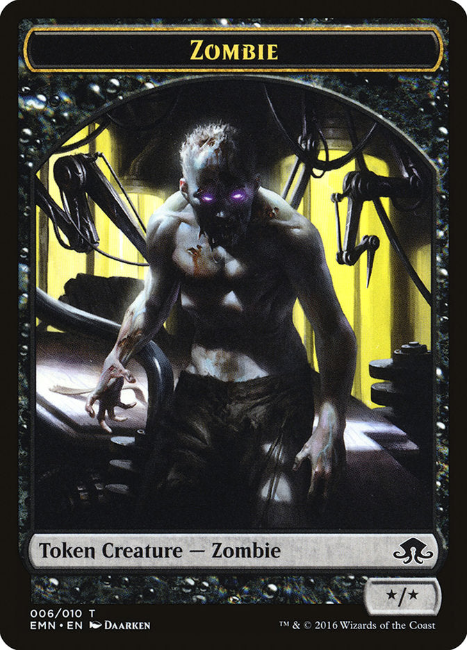 Zombie (006/010) [Eldritch Moon Tokens] | Game Haven TX