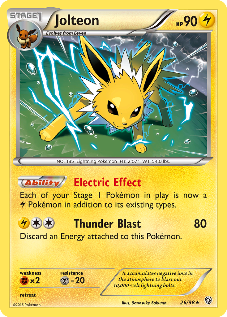 Jolteon (26/98) [XY: Ancient Origins] | Game Haven TX