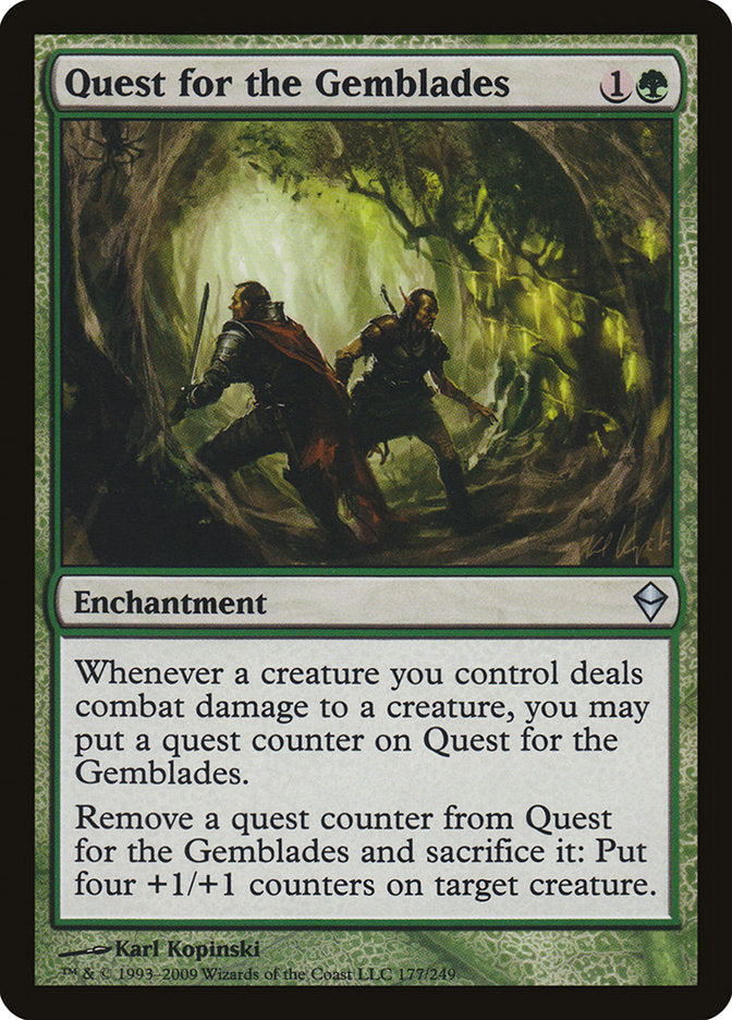 Quest for the Gemblades [Zendikar] | Game Haven TX