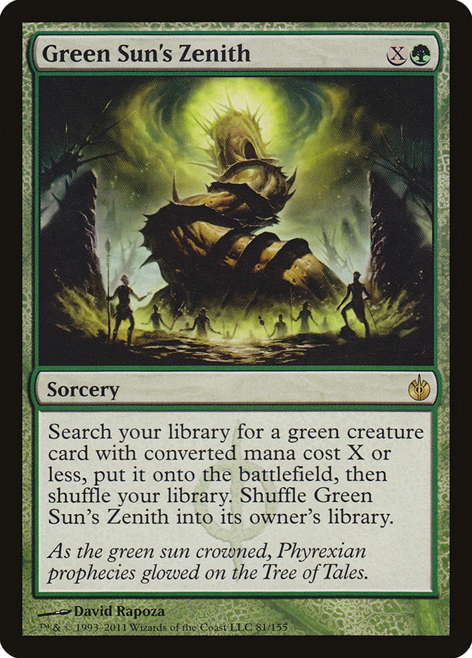 Green Sun's Zenith [Mirrodin Besieged] | Game Haven TX