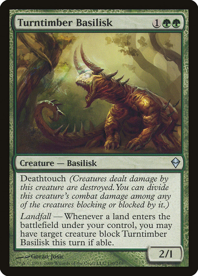 Turntimber Basilisk [Zendikar] | Game Haven TX