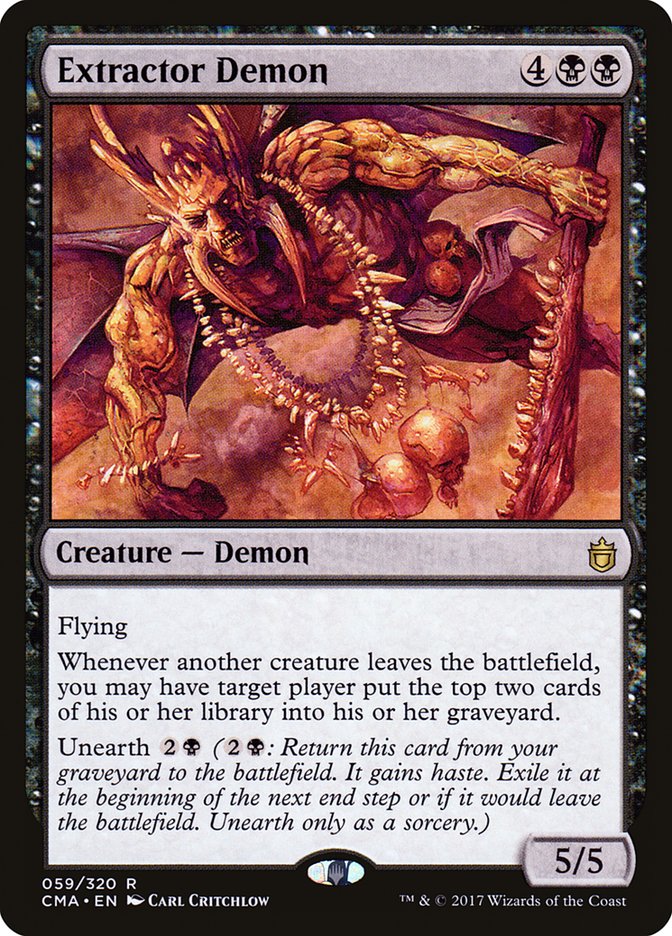Extractor Demon [Commander Anthology] | Game Haven TX