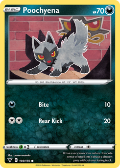 Poochyena (103/185) [Sword & Shield: Vivid Voltage] | Game Haven TX