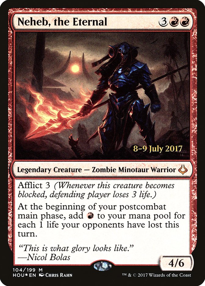 Neheb, the Eternal [Hour of Devastation Promos] | Game Haven TX
