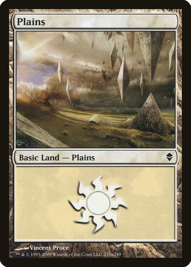Plains (233a) [Zendikar] | Game Haven TX