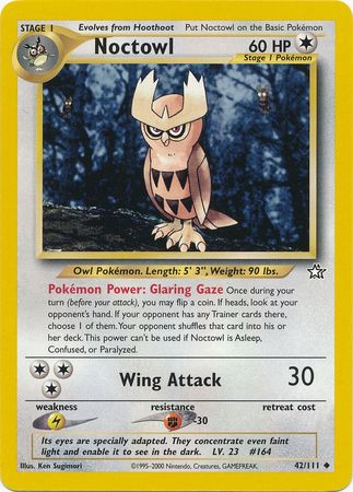 Noctowl (42/111) [Neo Genesis Unlimited] | Game Haven TX