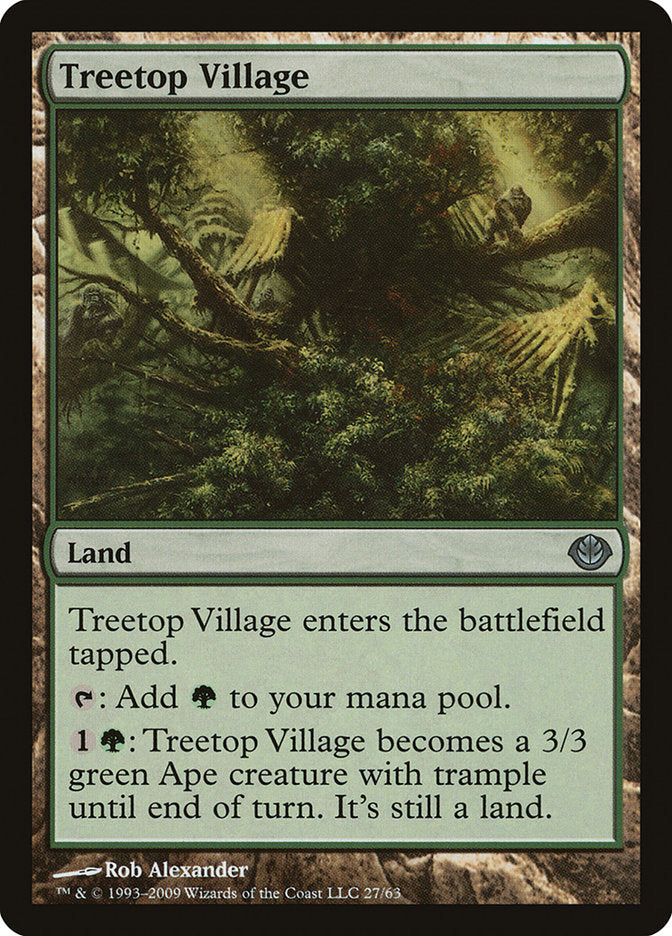 Treetop Village [Duel Decks: Garruk vs. Liliana] | Game Haven TX