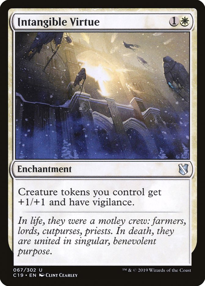 Intangible Virtue [Commander 2019] | Game Haven TX