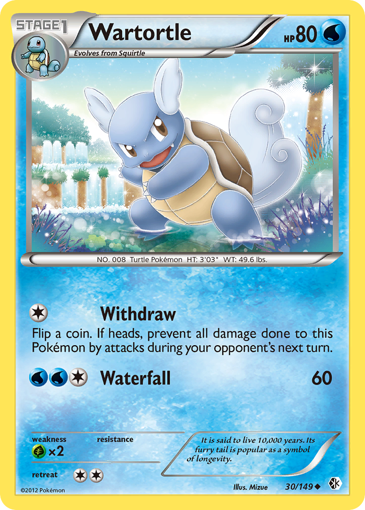 Wartortle (30/149) [Black & White: Boundaries Crossed] | Game Haven TX