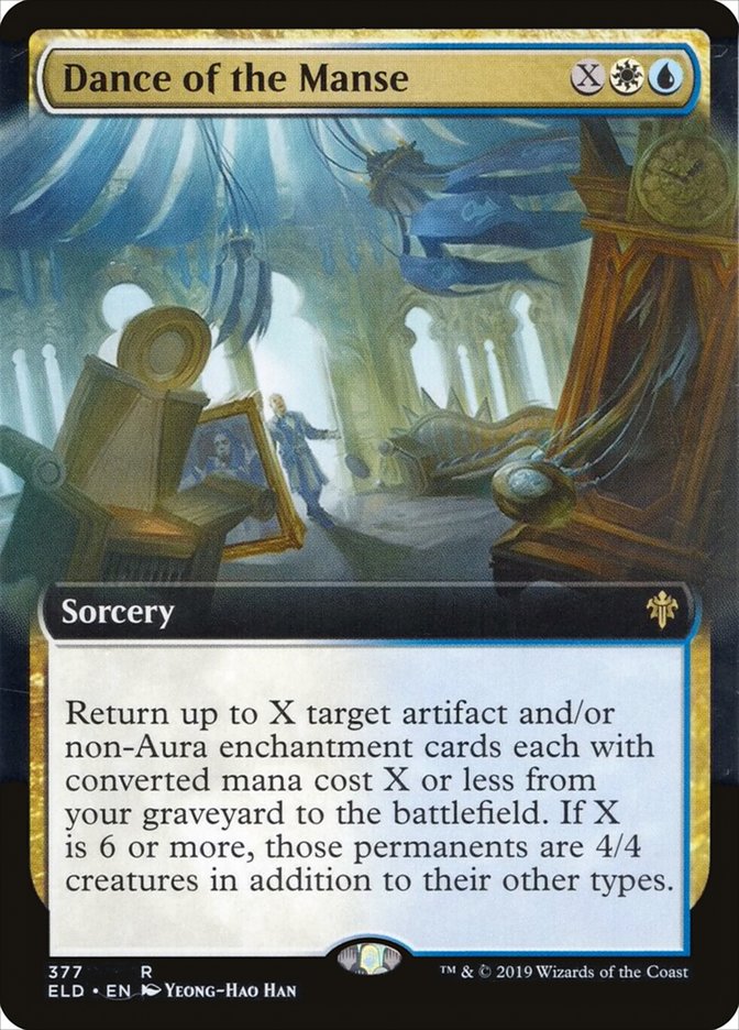 Dance of the Manse (Extended Art) [Throne of Eldraine] | Game Haven TX