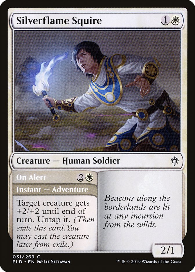 Silverflame Squire // On Alert [Throne of Eldraine] | Game Haven TX