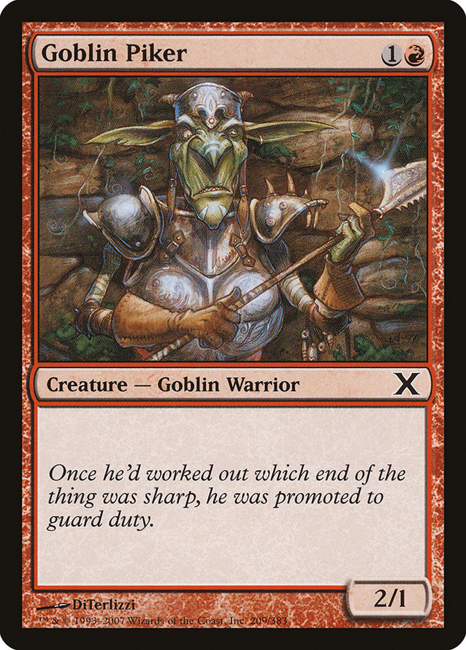Goblin Piker [Tenth Edition] | Game Haven TX