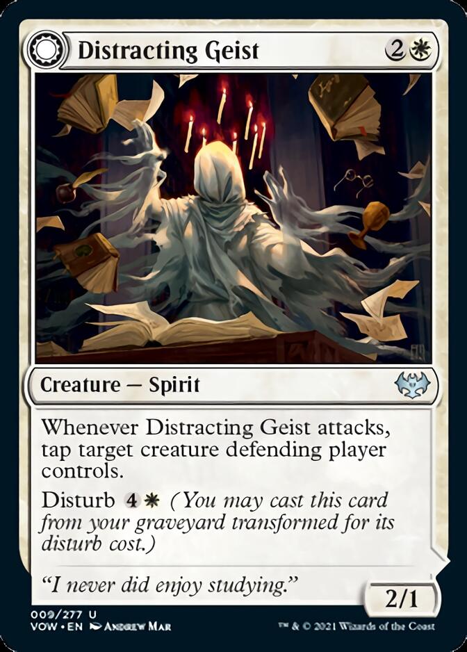 Distracting Geist // Clever Distraction [Innistrad: Crimson Vow] | Game Haven TX