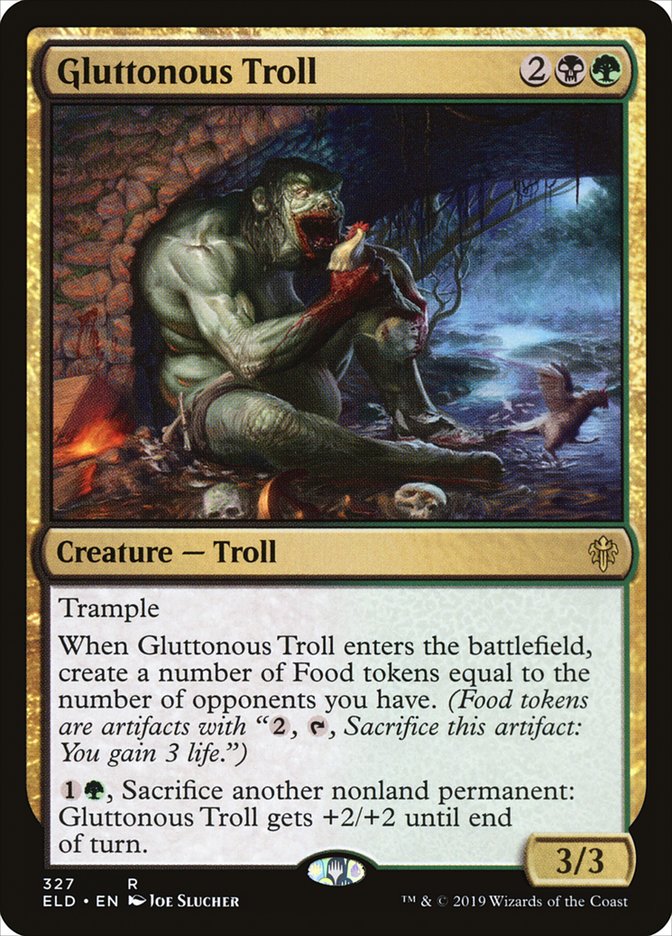 Gluttonous Troll [Throne of Eldraine] | Game Haven TX
