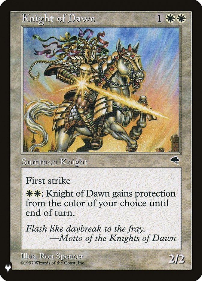 Knight of Dawn [Mystery Booster] | Game Haven TX