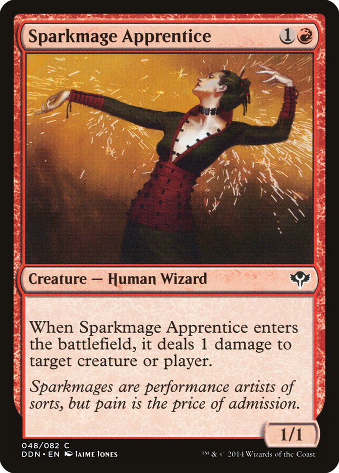 Sparkmage Apprentice [Duel Decks: Speed vs. Cunning] | Game Haven TX