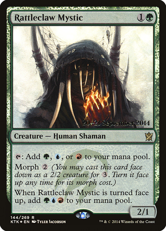 Rattleclaw Mystic [Khans of Tarkir Promos] | Game Haven TX