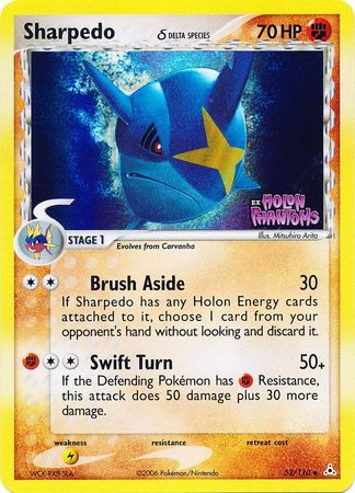 Sharpedo (53/110) (Delta Species) (Stamped) [EX: Holon Phantoms] | Game Haven TX