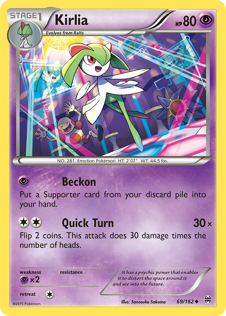Kirlia (69/162) [XY: BREAKthrough] | Game Haven TX
