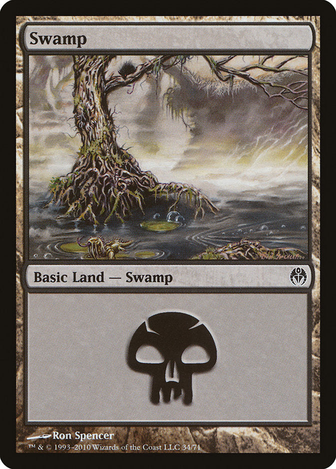 Swamp [Duel Decks: Phyrexia vs. the Coalition] | Game Haven TX