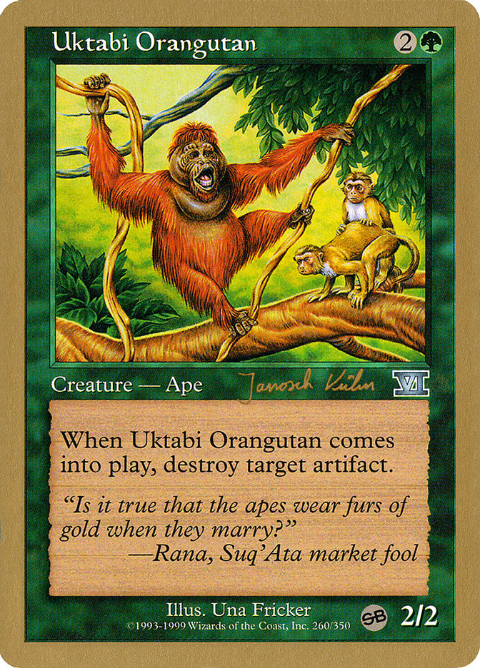 Uktabi Orangutan (Janosch Kuhn) (SB) [World Championship Decks 2000] | Game Haven TX