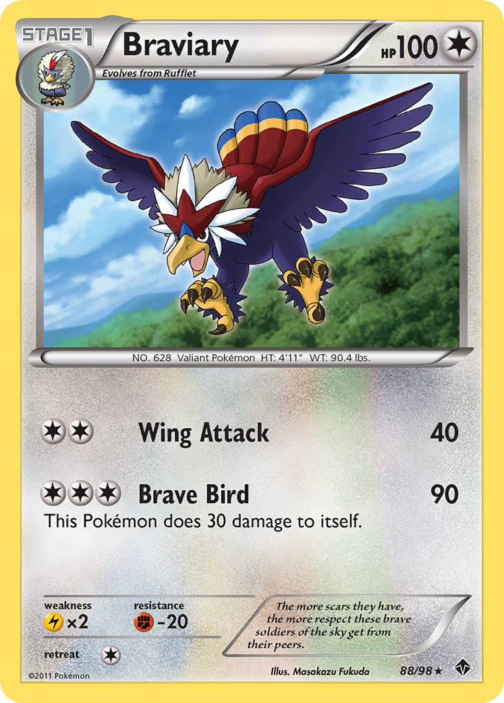 Braviary (88/98) [Black & White: Emerging Powers] | Game Haven TX