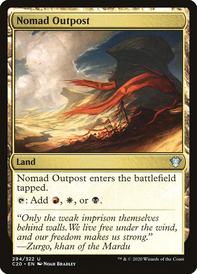 Nomad Outpost [Commander 2020] | Game Haven TX