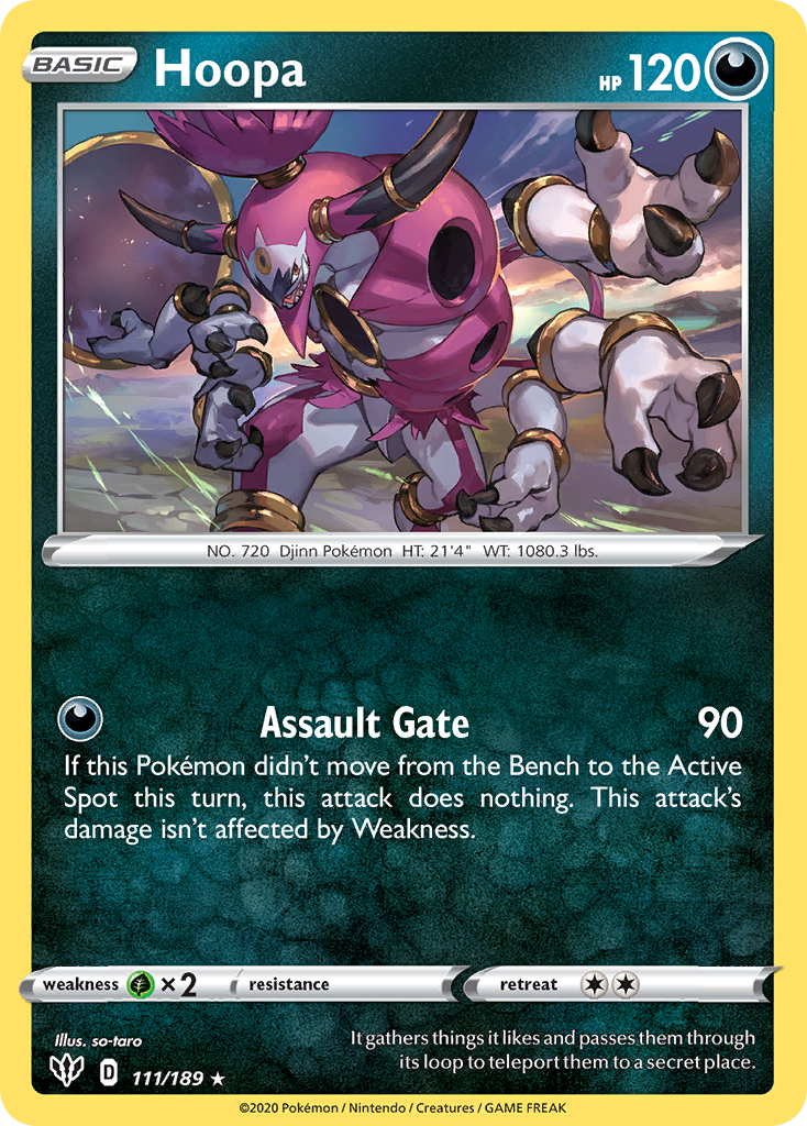 Hoopa (111/189) [Sword & Shield: Darkness Ablaze] | Game Haven TX