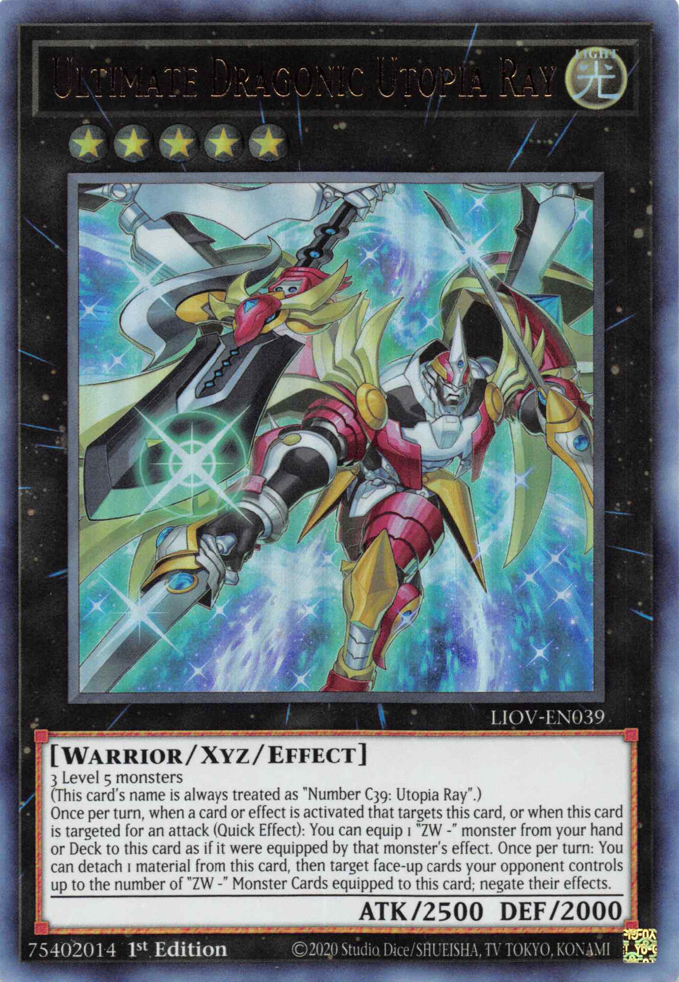 Ultimate Dragonic Utopia Ray [LIOV-EN039] Ultra Rare | Game Haven TX