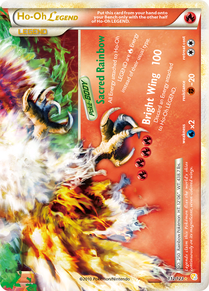 Ho-Oh LEGEND (112/123) [HeartGold & SoulSilver: Base Set] | Game Haven TX