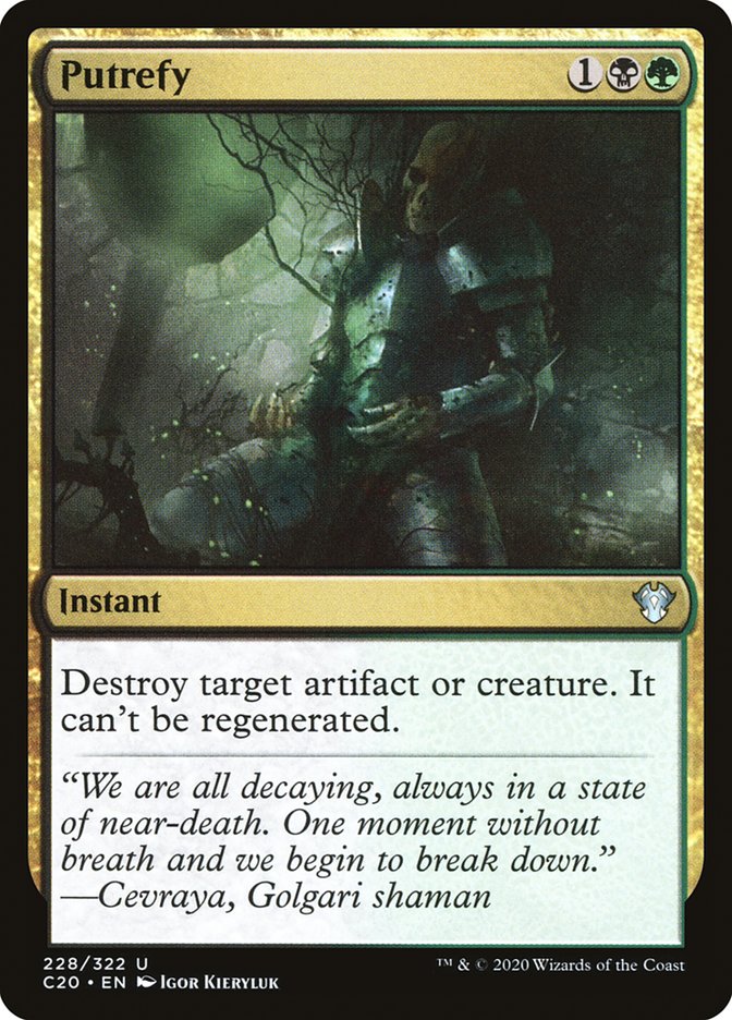 Putrefy [Commander 2020] | Game Haven TX