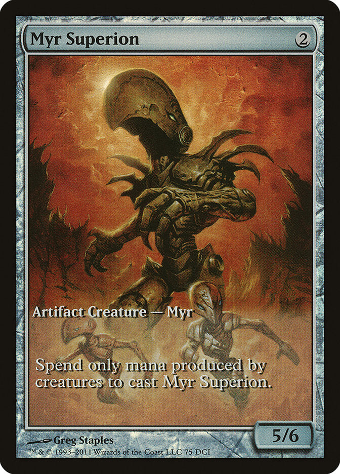 Myr Superion [New Phyrexia Promos] | Game Haven TX