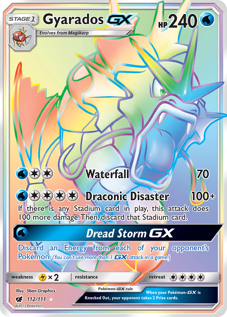 Gyarados GX (112/111) [Sun & Moon: Crimson Invasion] | Game Haven TX