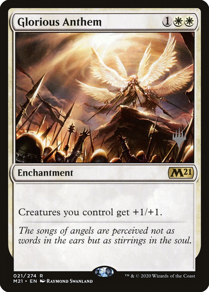 Glorious Anthem (Promo Pack) [Core Set 2021 Promos] | Game Haven TX