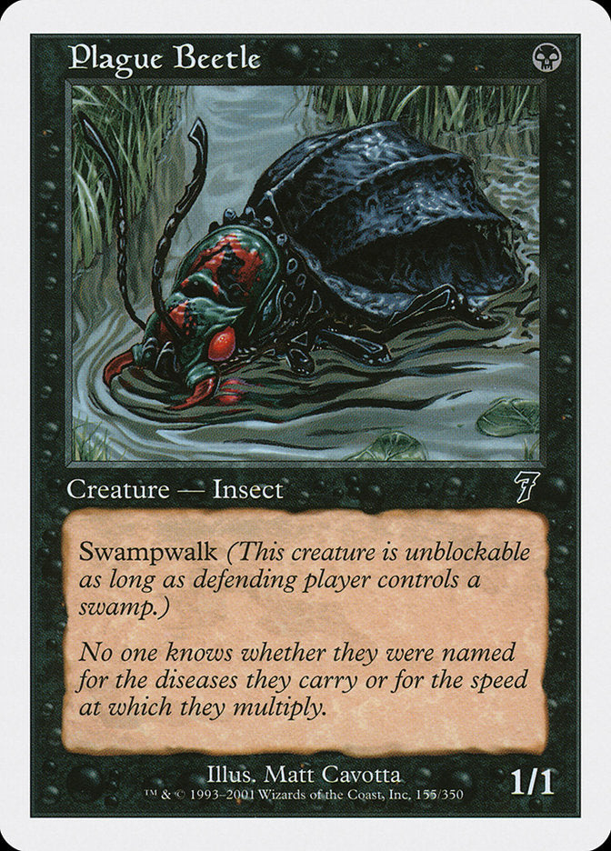 Plague Beetle [Seventh Edition] | Game Haven TX