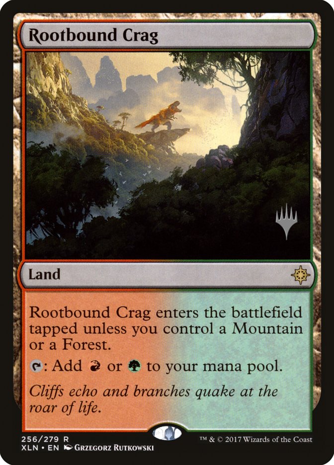 Rootbound Crag [Ixalan Promos] | Game Haven TX