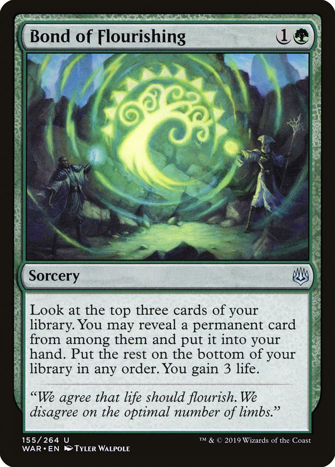 Bond of Flourishing [War of the Spark] | Game Haven TX