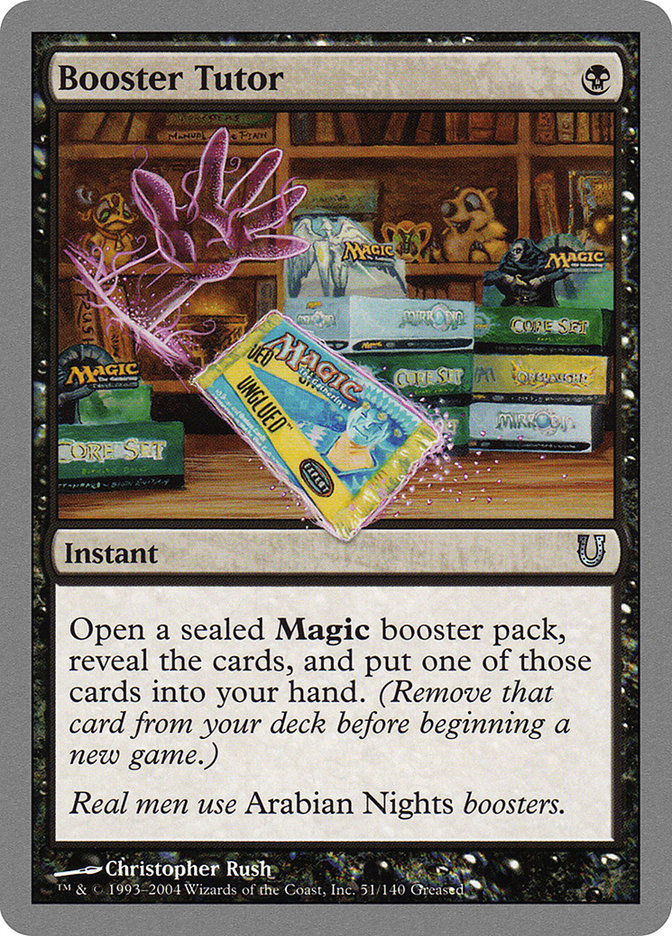 Booster Tutor [Unhinged] | Game Haven TX