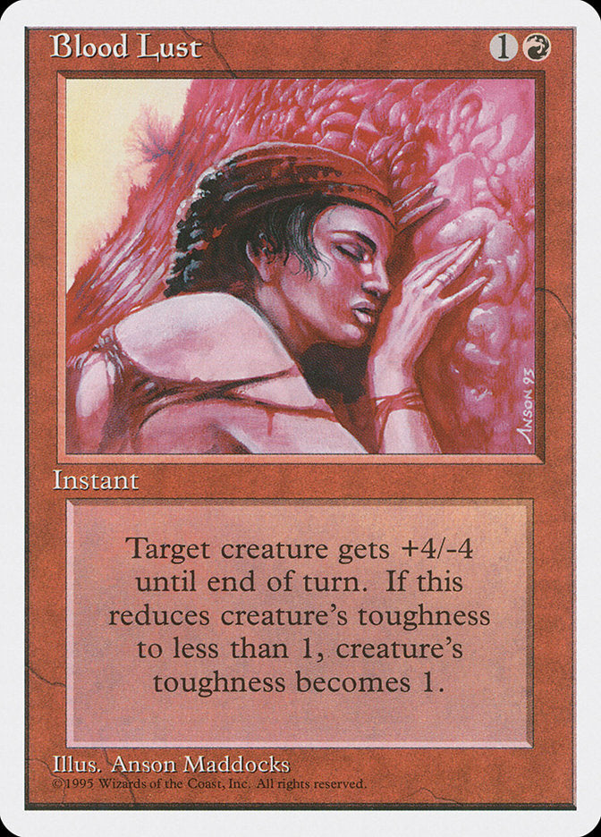 Blood Lust [Fourth Edition] | Game Haven TX