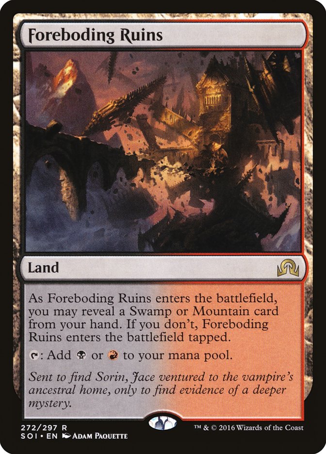 Foreboding Ruins [Shadows over Innistrad] | Game Haven TX