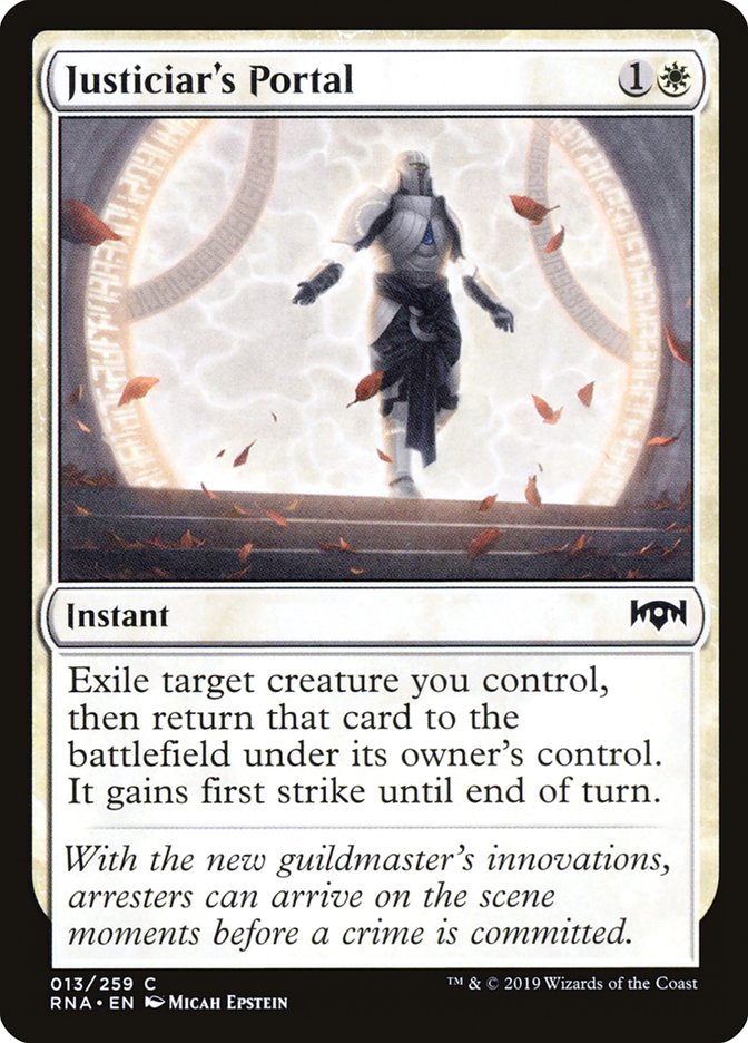Justiciar's Portal [Ravnica Allegiance] | Game Haven TX