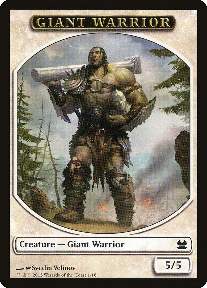 Giant Warrior [Modern Masters Tokens] | Game Haven TX