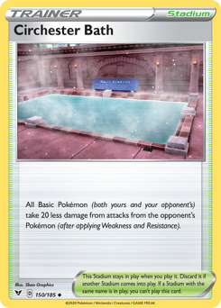 Circhester Bath (150/185) [Sword & Shield: Vivid Voltage] | Game Haven TX