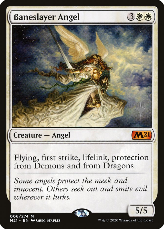 Baneslayer Angel (Promo Pack) [Core Set 2021 Promos] | Game Haven TX
