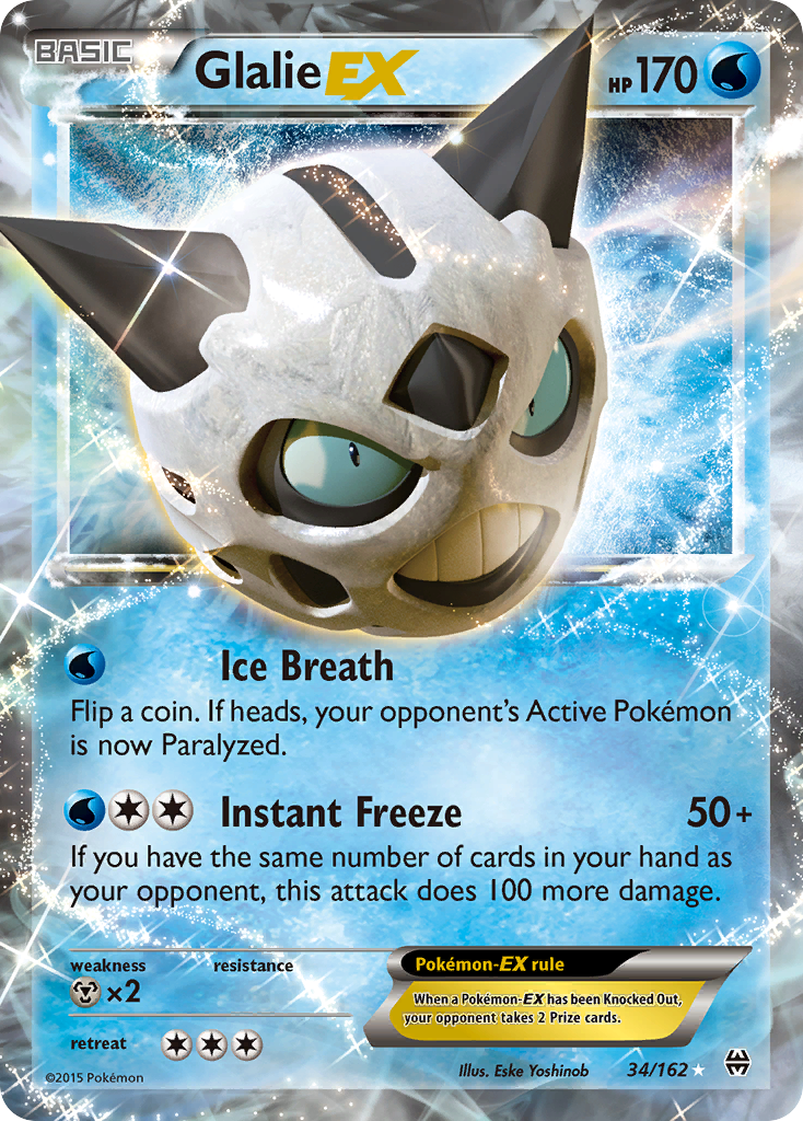 Glalie EX (34/162) [XY: BREAKthrough] | Game Haven TX