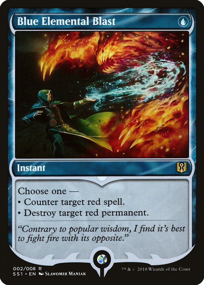 Blue Elemental Blast [Signature Spellbook: Jace] | Game Haven TX