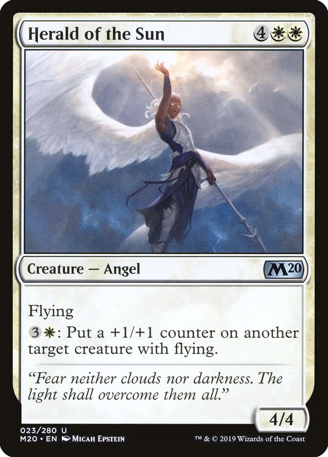 Herald of the Sun [Core Set 2020] | Game Haven TX