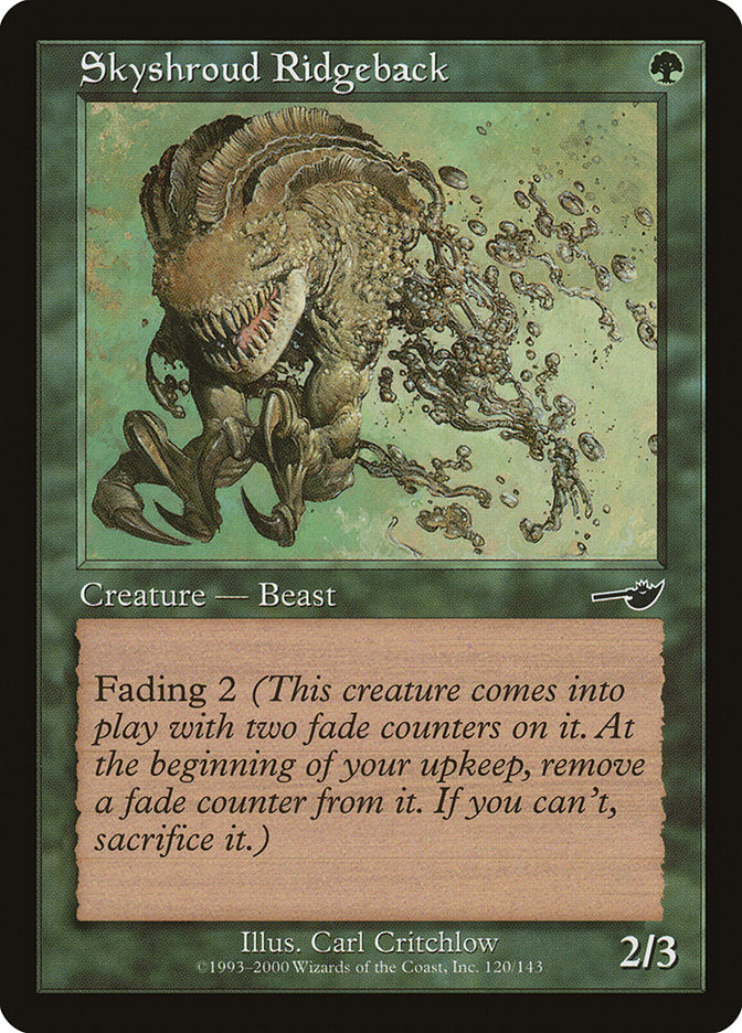 Skyshroud Ridgeback [Nemesis] | Game Haven TX