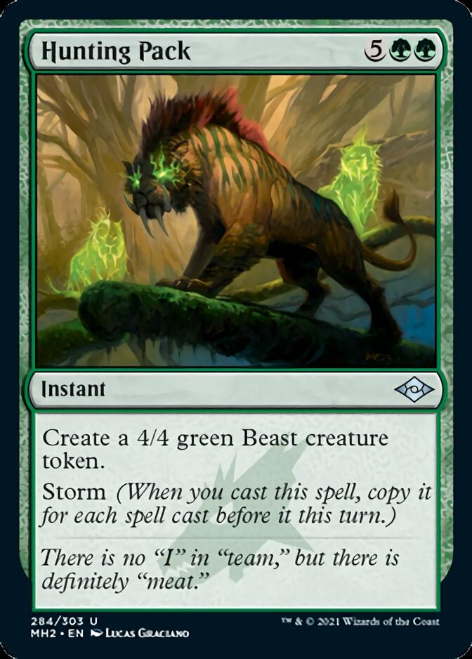 Hunting Pack (Etched Foil) [Modern Horizons 2] | Game Haven TX